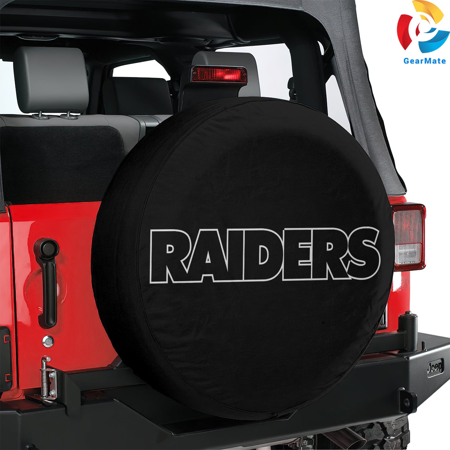 Las Vegas Raiders NFL Spare Tire Cover – Premium Waterproof UV-Resistant Protector