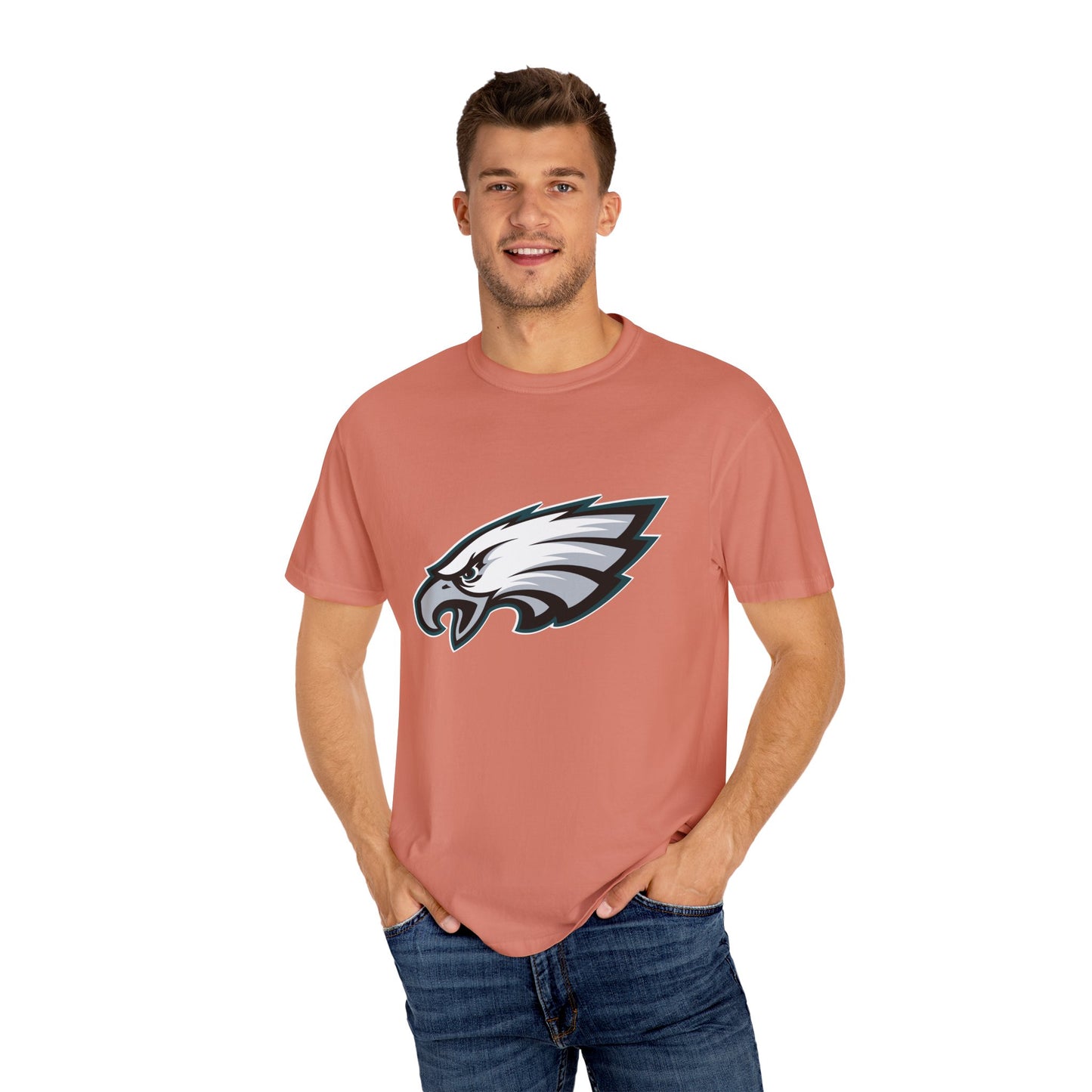 Philadelphia Eagles Pride Garment-Dyed T-Shirt – Premium Cotton Tee for Customization