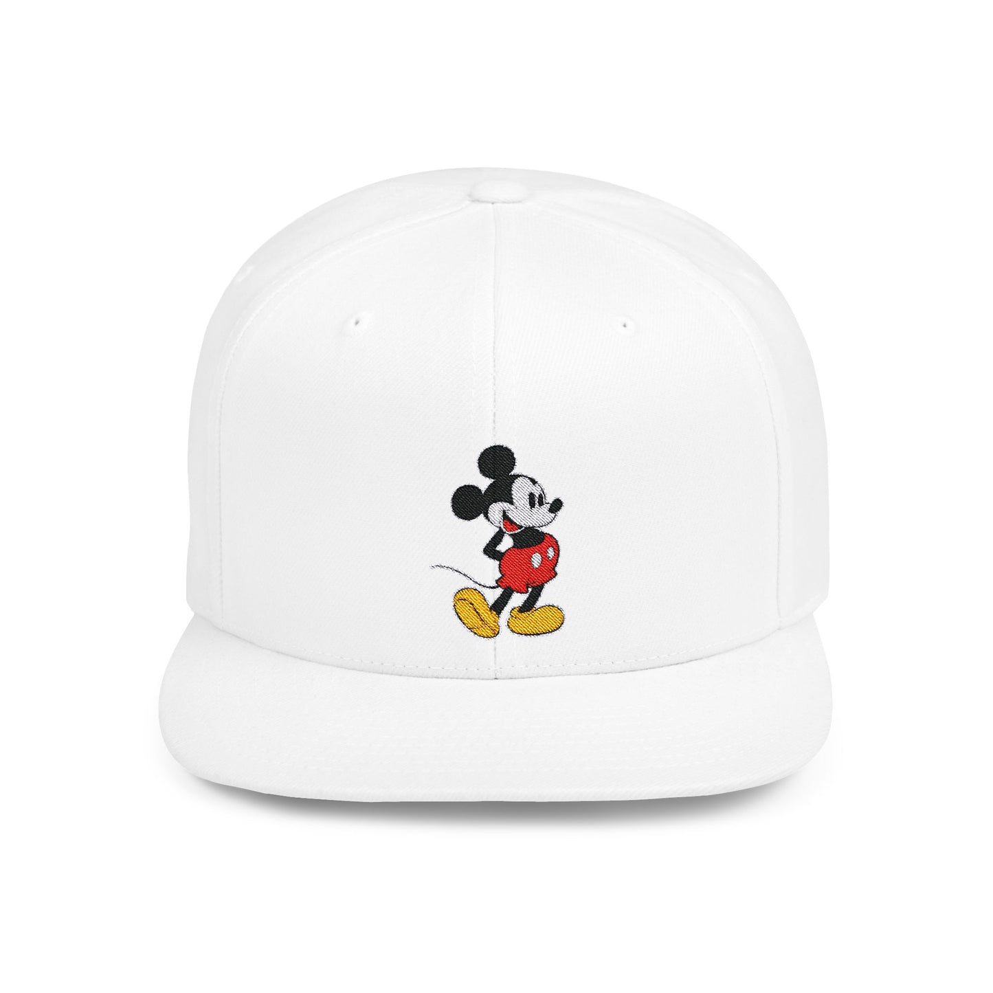 Mickey Mouse Art Flat Bill Snapback – Lightweight, Custom Fit, Premium Quality