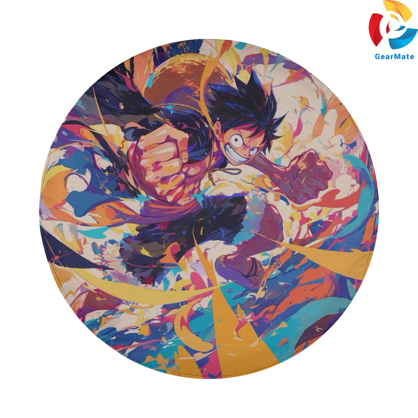 One Piece Monkey D Luffy Treasure Hunt Spare Tire Cover – Premium Waterproof UV-Resistant Protector