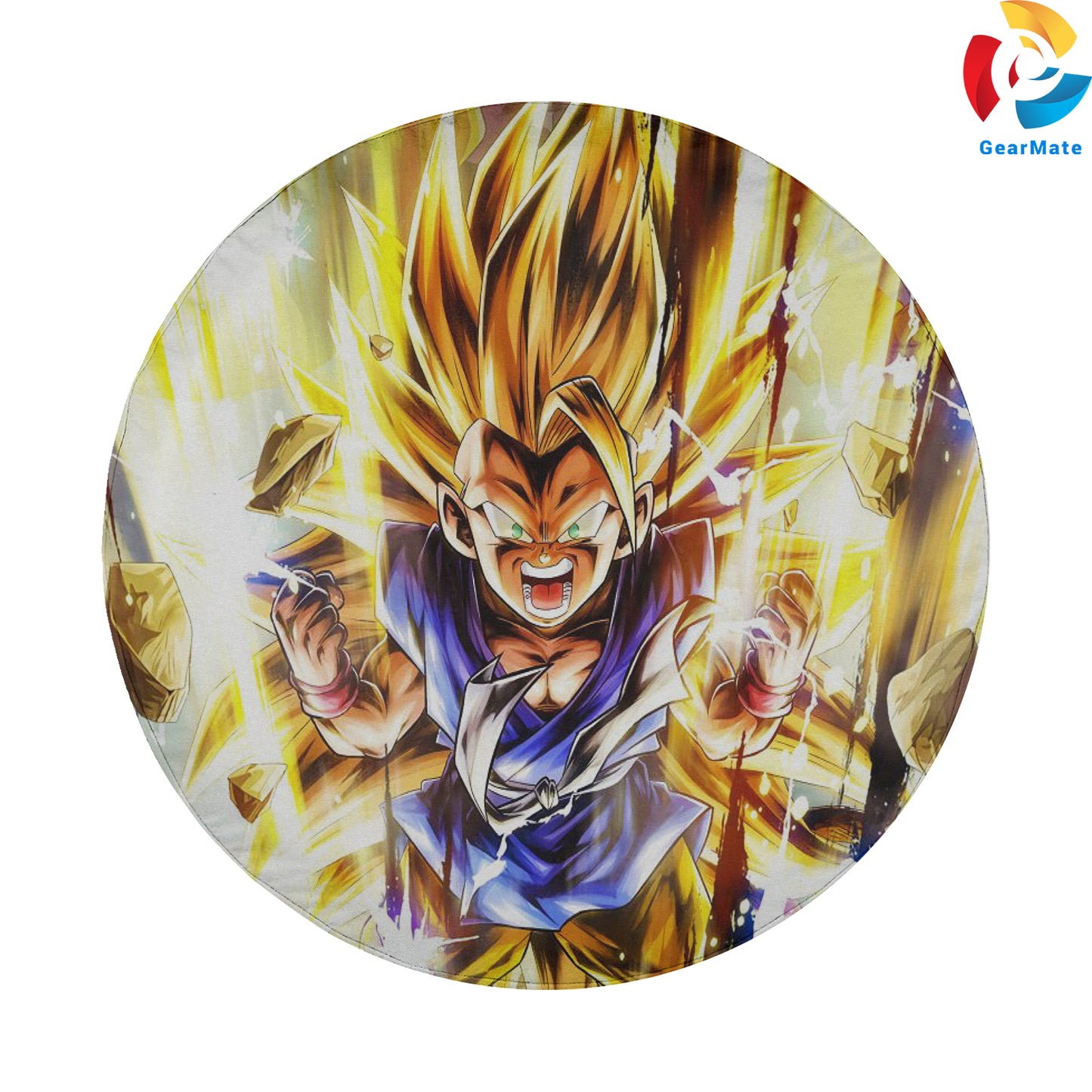 Dragon Ball Super Saiyan 3 Kid Goku Spare Tire Cover – Premium Waterproof UV-Resistant Protector