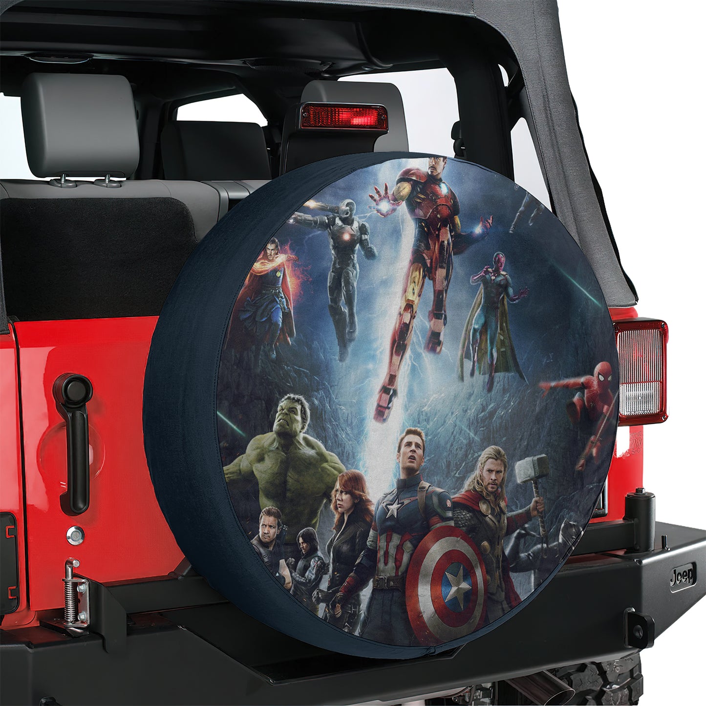 Marvel Assemble Spare Tire Cover – Premium Waterproof UV Resistant Protector