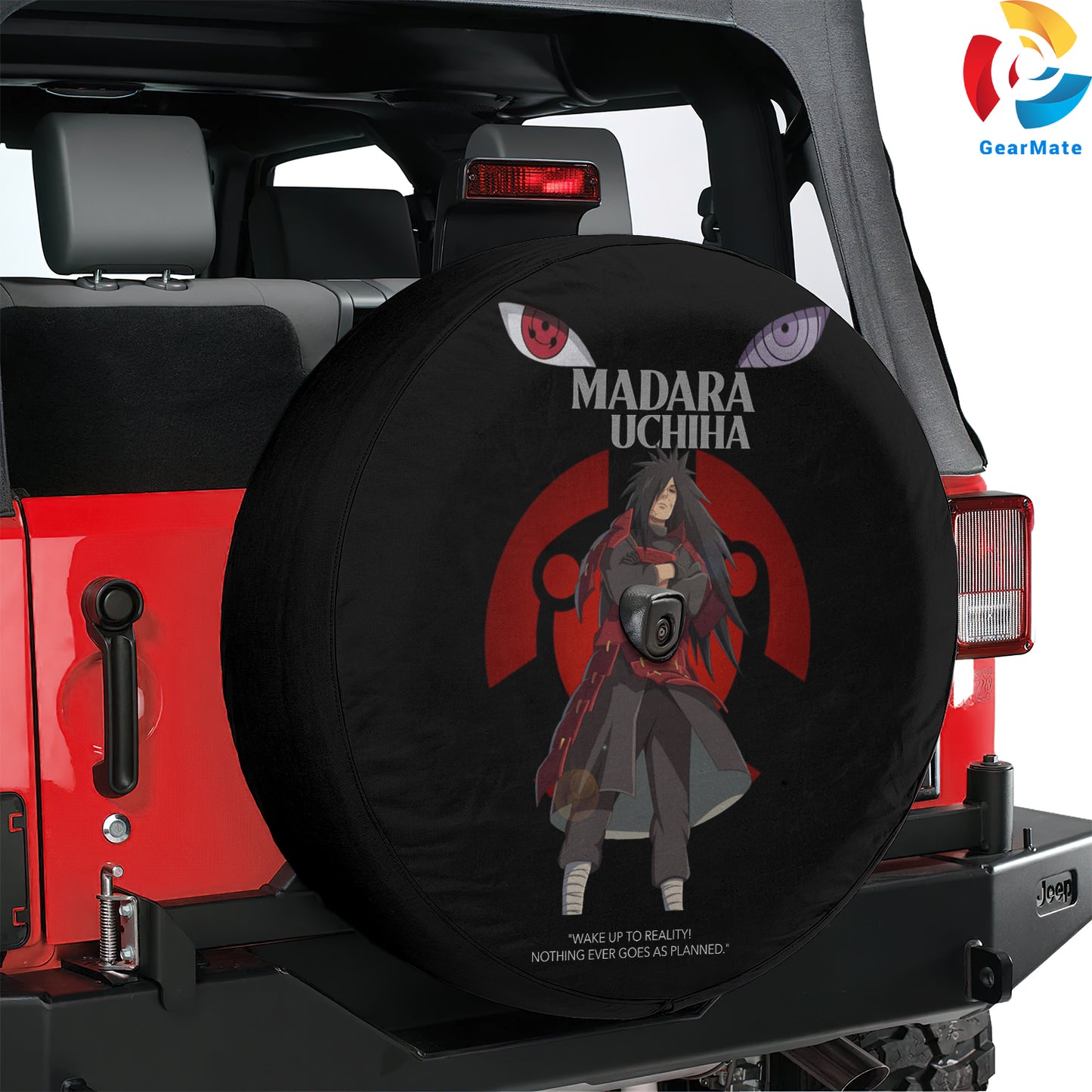 Madara Uchiha Spare Tire Cover – Premium Waterproof UV Resistant Protector