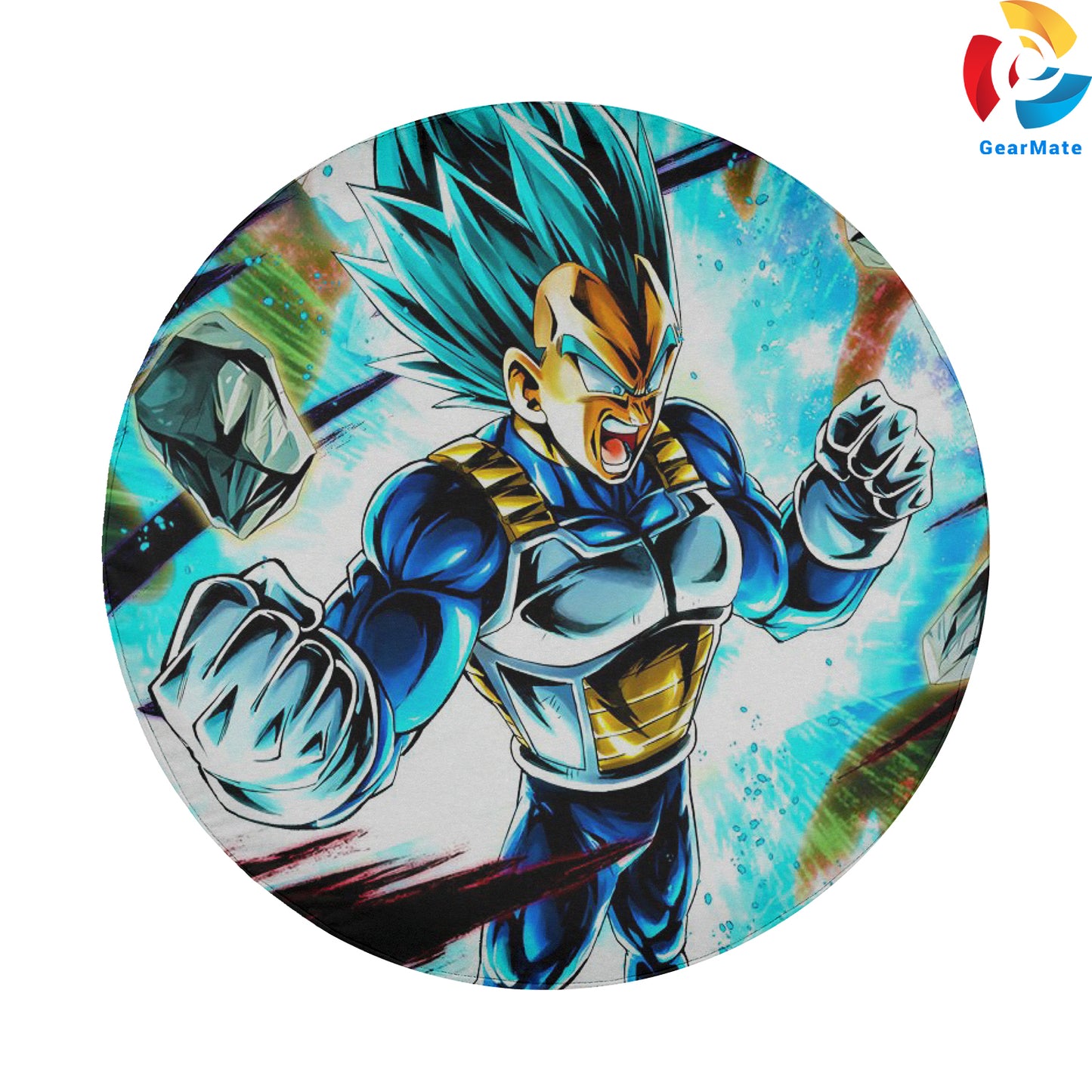 Super Saiyan God Vegeta Spare Tire Cover – Premium Waterproof UV-Resistant Protector