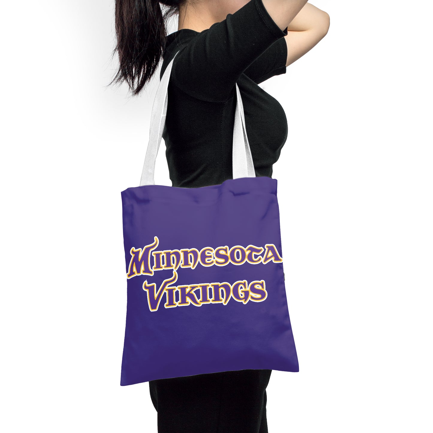 Minnesota Vikings NFL Fans Polyester Canvas Tote Bag – Durable and Stylish