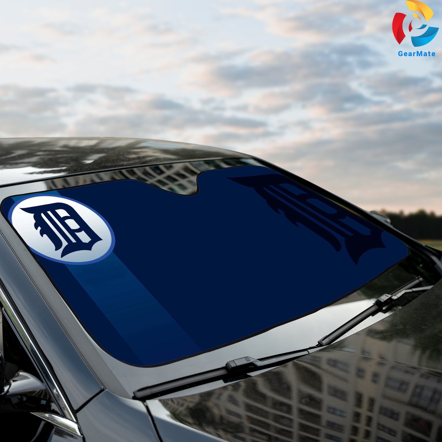 Detroit Tigers MLB Baseball Team Merch Reflective Car Sunshade – Premium Heat & UV Protection, Universal Fit