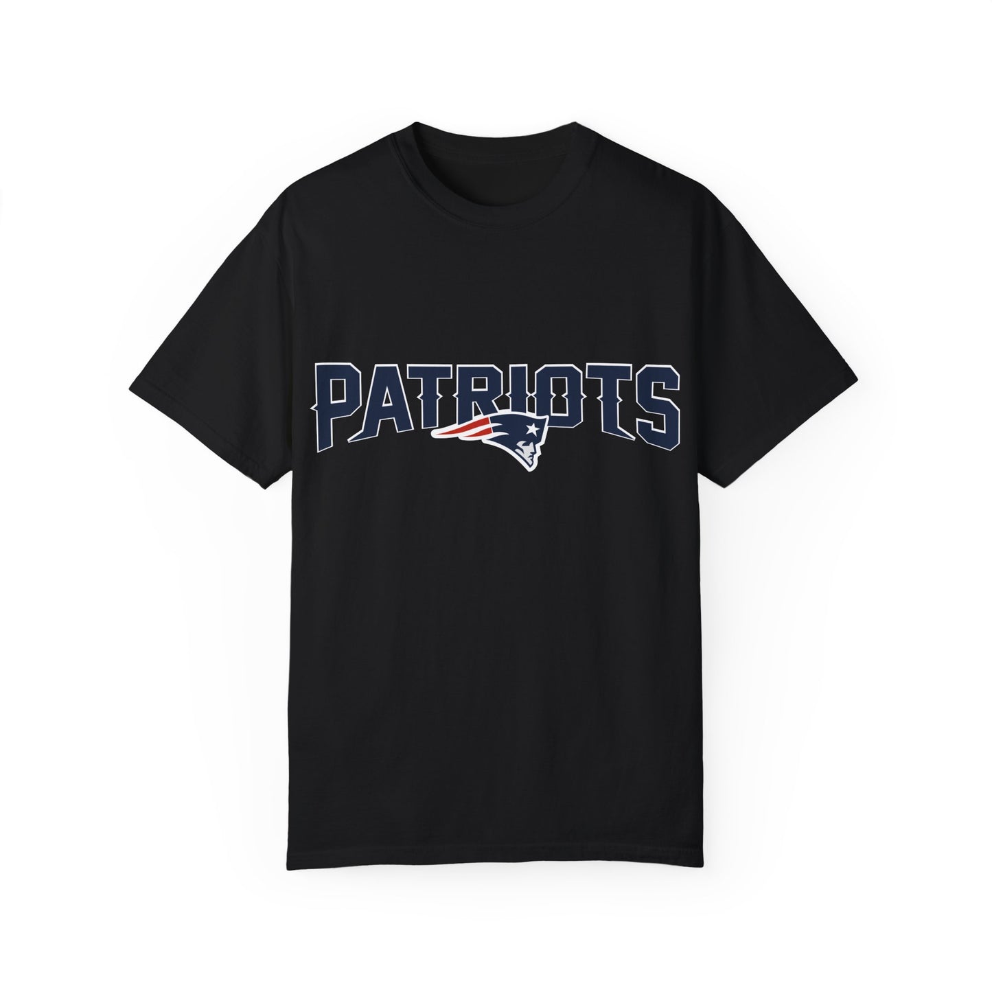 New England Patriots Football Merchandise Garment-Dyed T-Shirt – Premium Cotton Tee for Customization