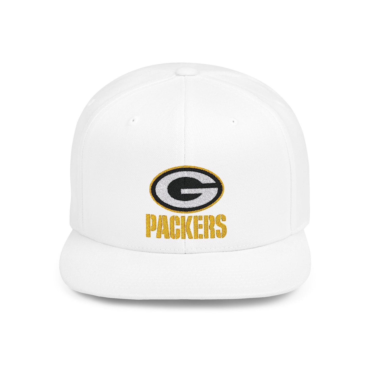 Green Bay Packers Flat Bill Snapback – Lightweight, Custom Fit, Premium Quality