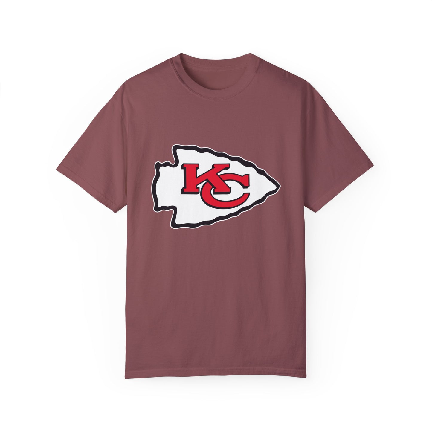 Kansas City Chiefs Collectibles Garment-Dyed T-Shirt – Premium Cotton Tee for Customization