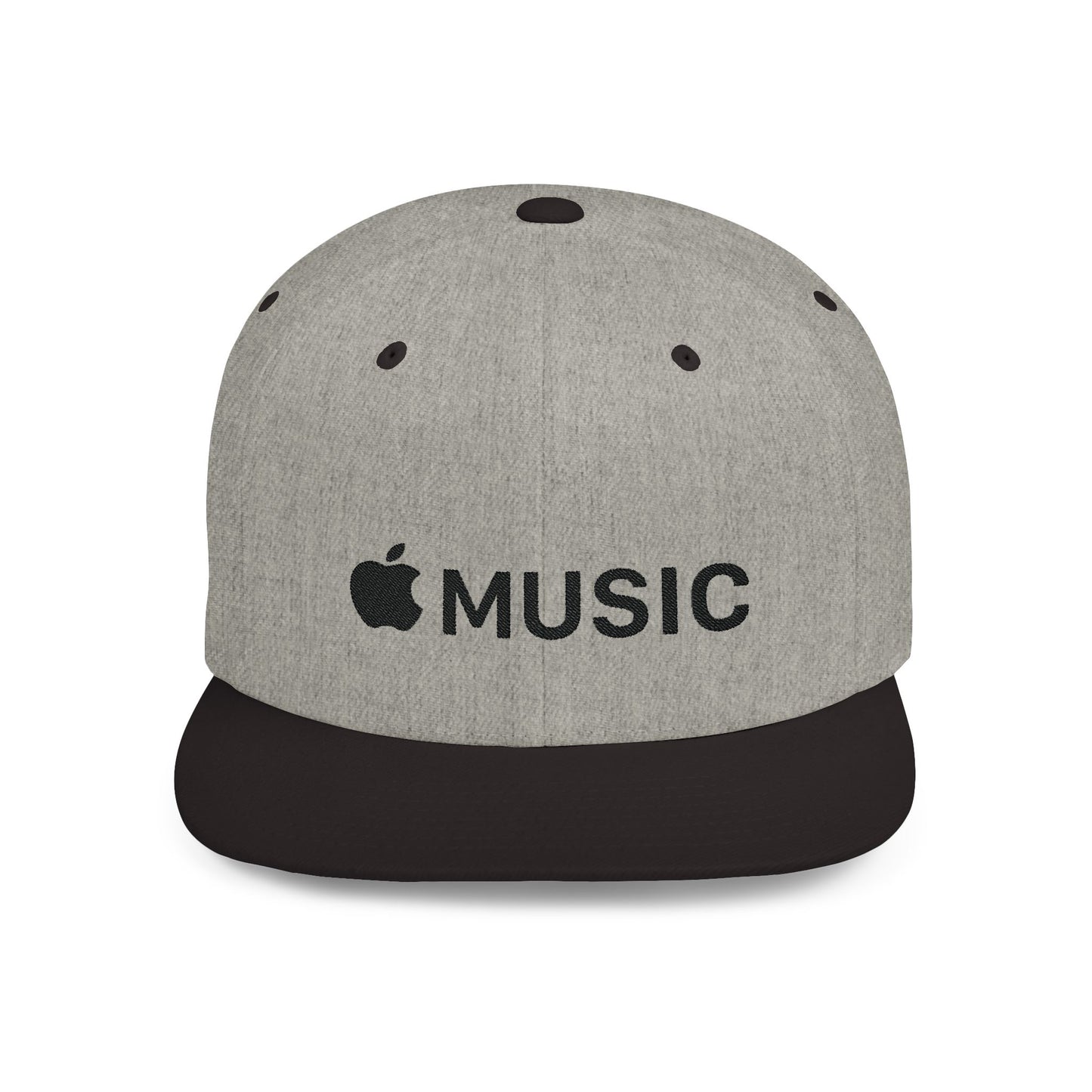 Apple Music Flat Bill Snapback – Lightweight, Custom Fit, Premium Quality