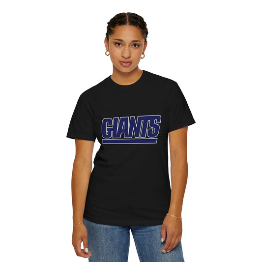 New York Giants Gear Garment-Dyed T-Shirt – Premium Cotton Tee for Customization