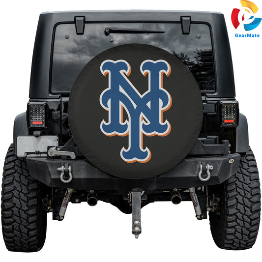 New York Mets MLB Fans Spare Tire Cover – Premium Waterproof UV-Resistant Protector