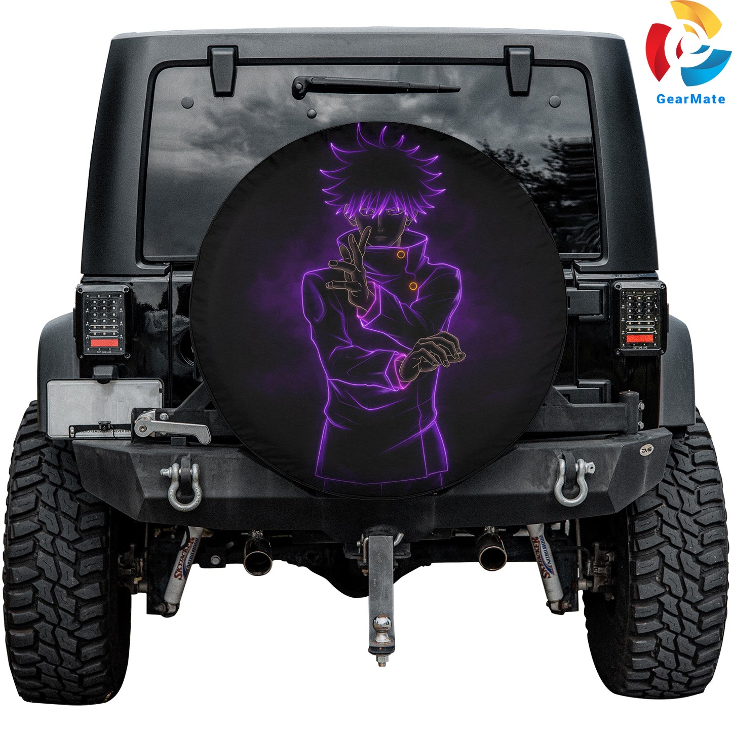 Jujutsu Kaisen Spare Tire Cover – Premium Waterproof UV Resistant Protector