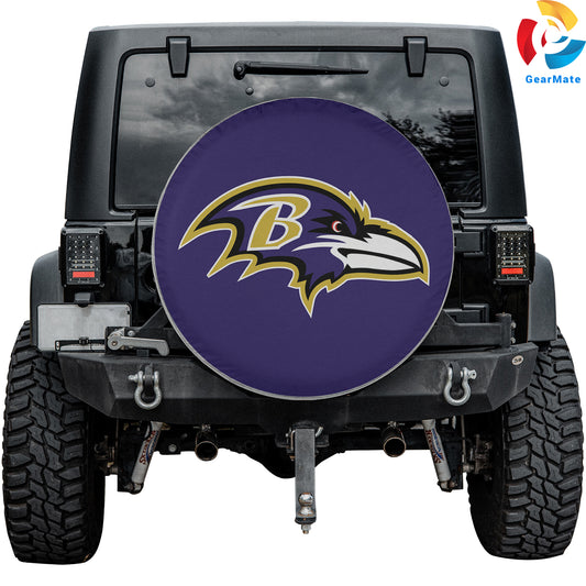 Baltimore Ravens Fan Gifts Spare Tire Cover – Premium Waterproof UV-Resistant Protector