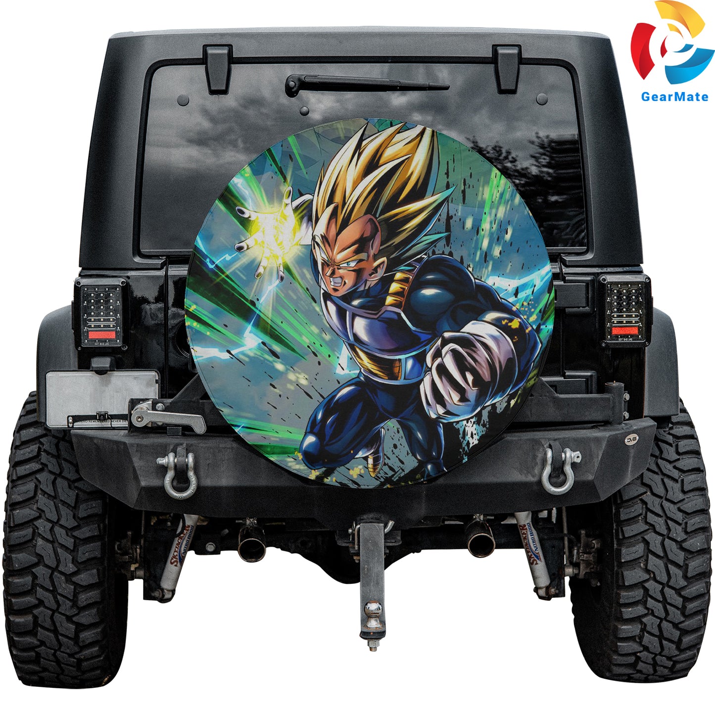 Prince Of All Saiyans Spare Tire Cover – Premium Waterproof UV-Resistant Protector