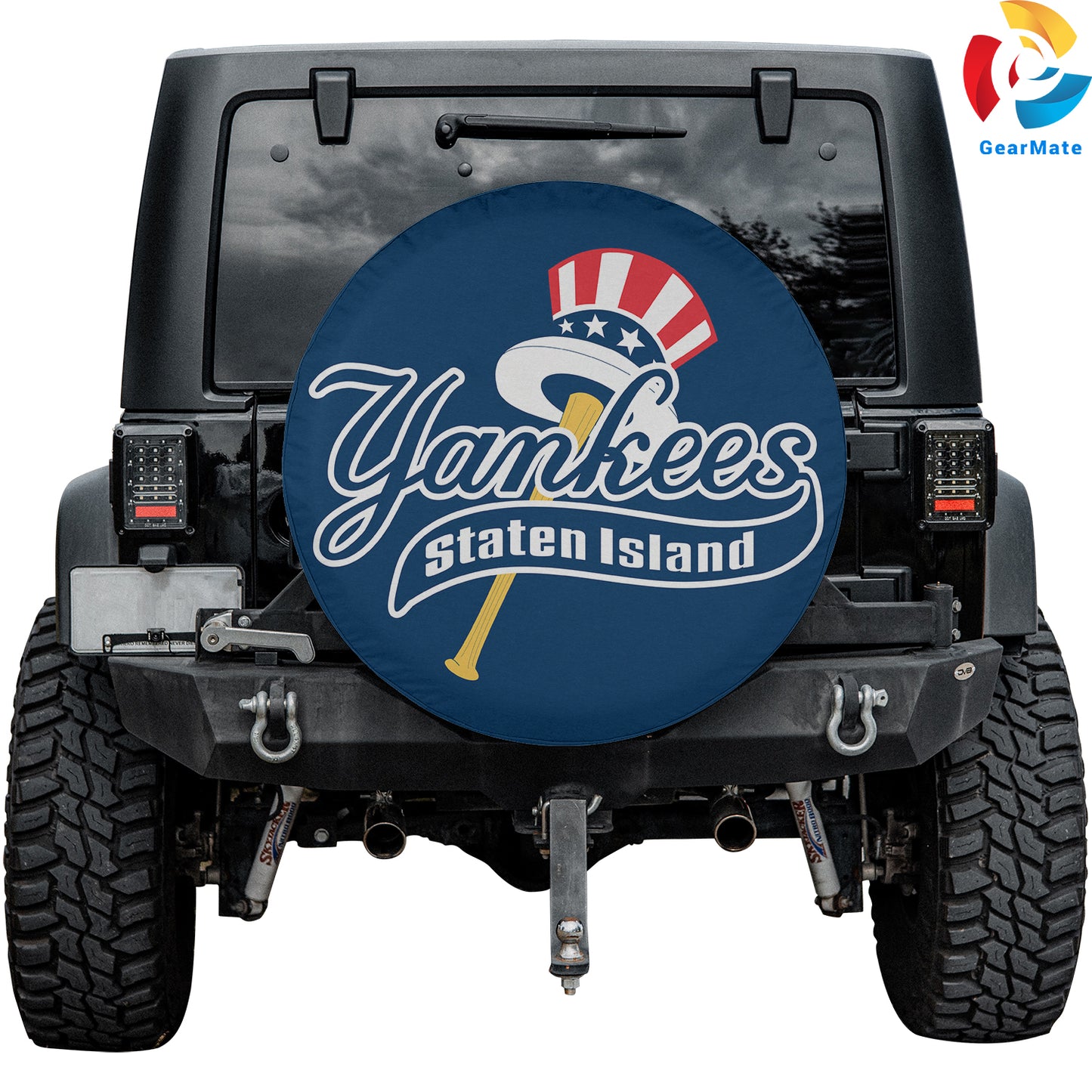 New York Yankees MLB Home Run Spare Tire Cover – Premium Waterproof UV-Resistant Protector