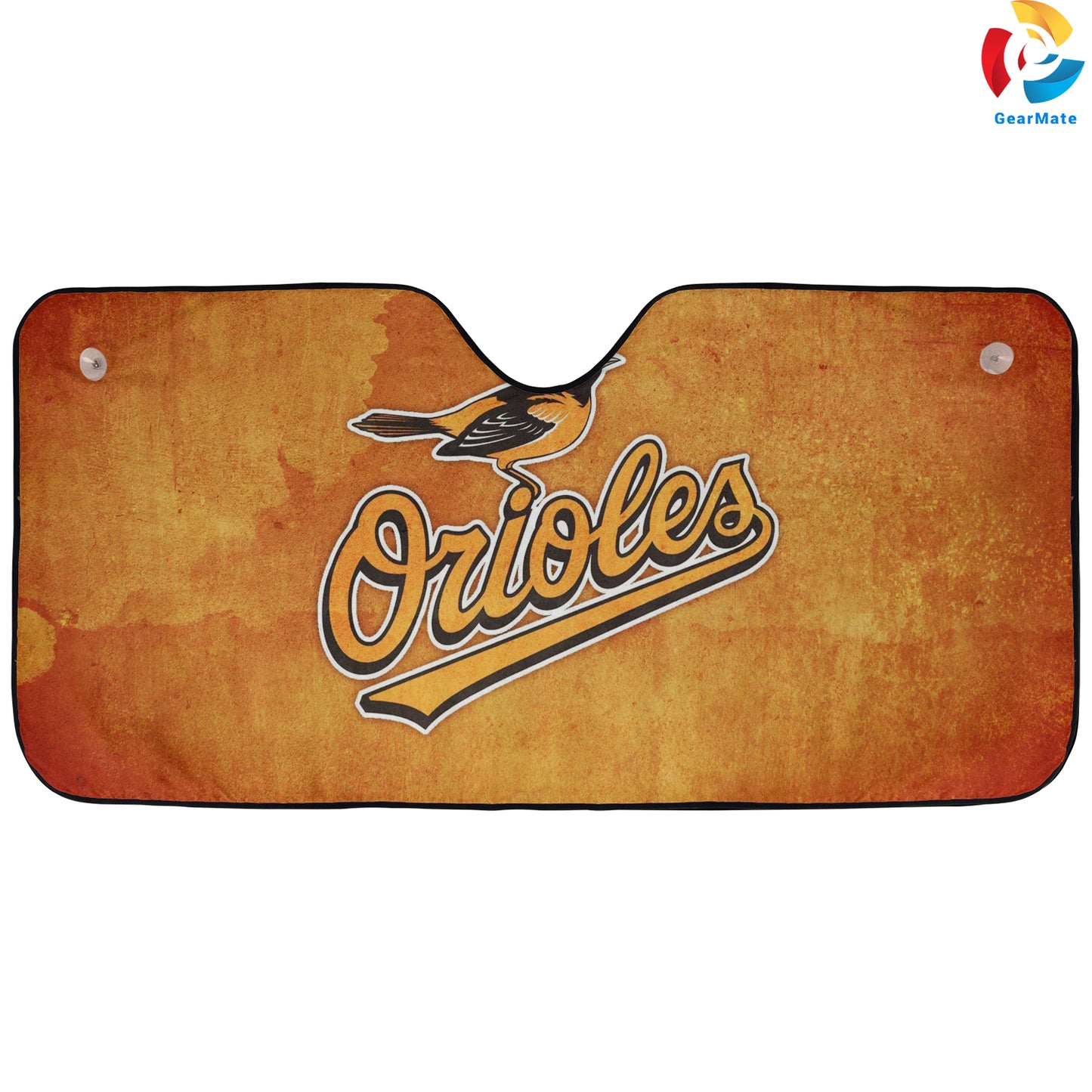 Baltimore Orioles MLB Baseball Life Reflective Car Sunshade – Premium Heat & UV Protection, Universal Fit