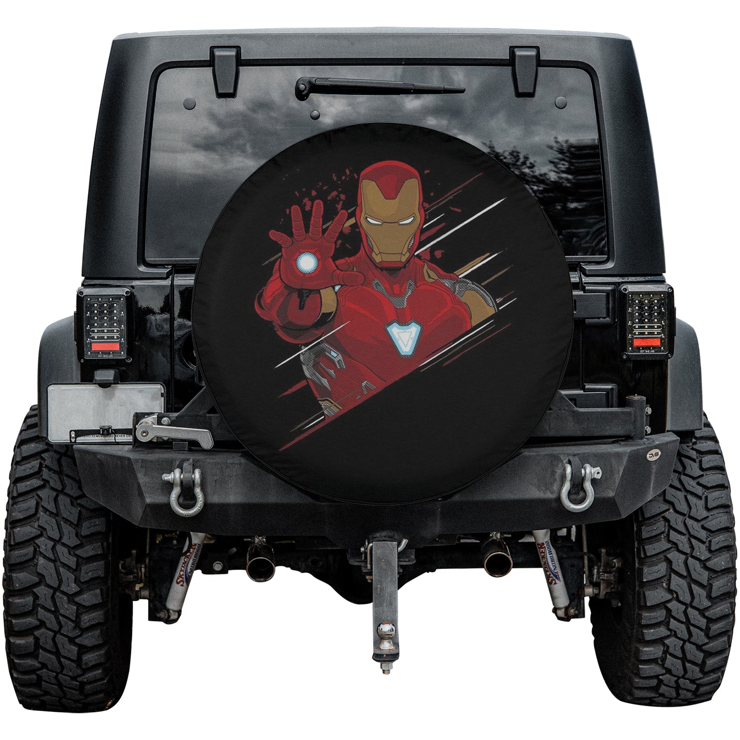 Marvel Iron Man Heroes Spare Tire Cover – Premium Waterproof UV Resistant Protector