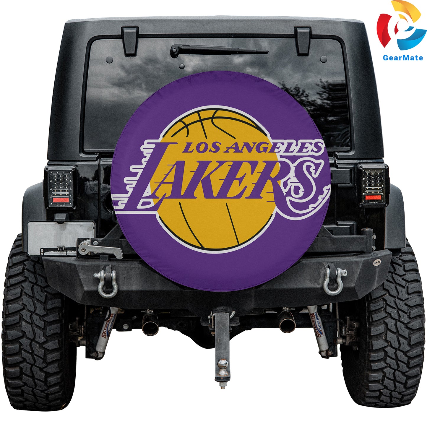 LA Lakers Gear Spare Tire Cover – Premium Waterproof UV-Resistant Protector