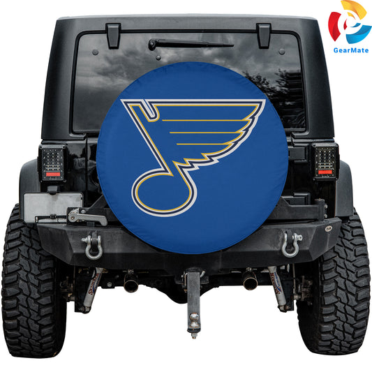 St. Louis Blues NHL Hockey Season Spare Tire Cover – Premium Waterproof UV-Resistant Protector