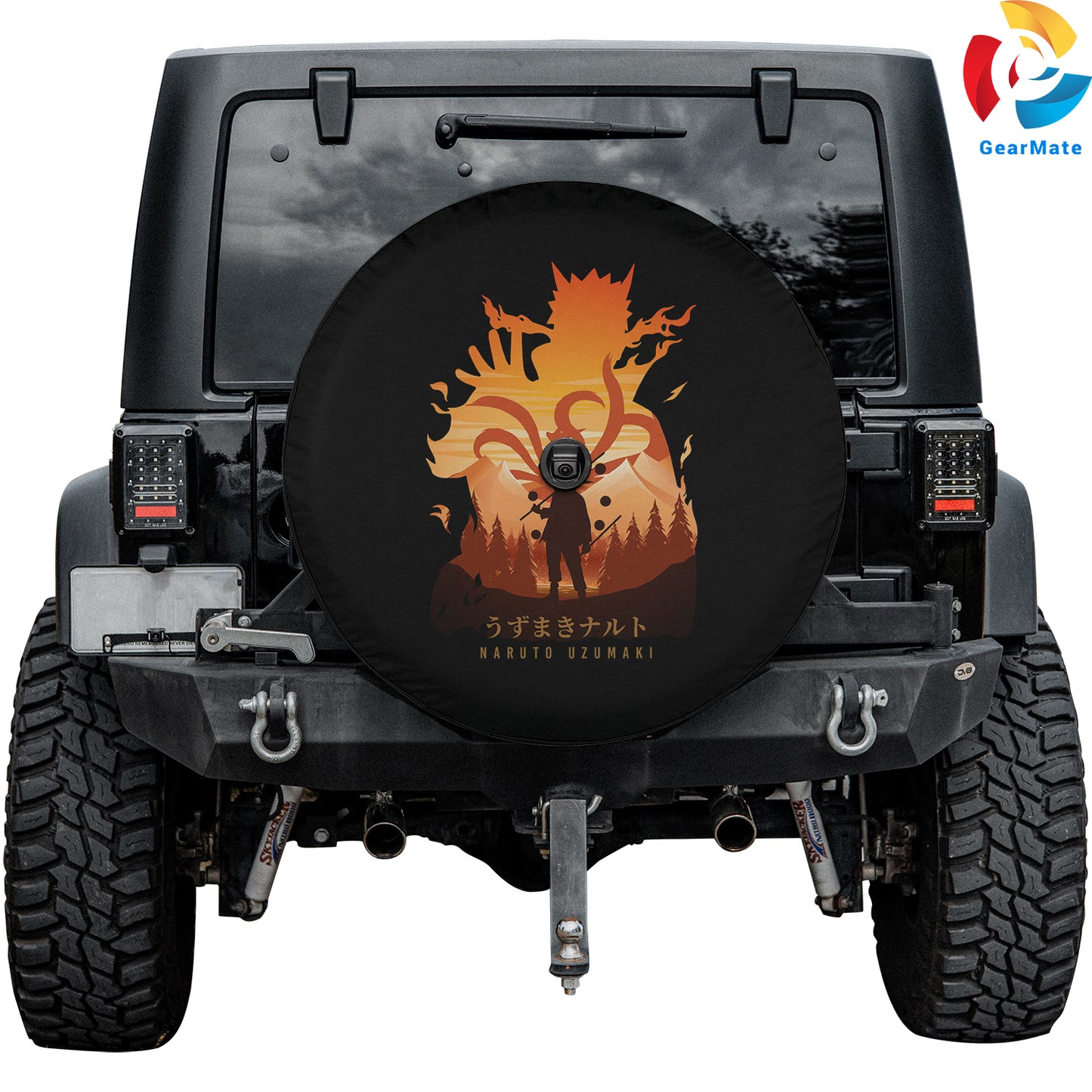 Naruto Uzumaki Anime Spare Tire Cover – Premium Waterproof UV Resistant Protector