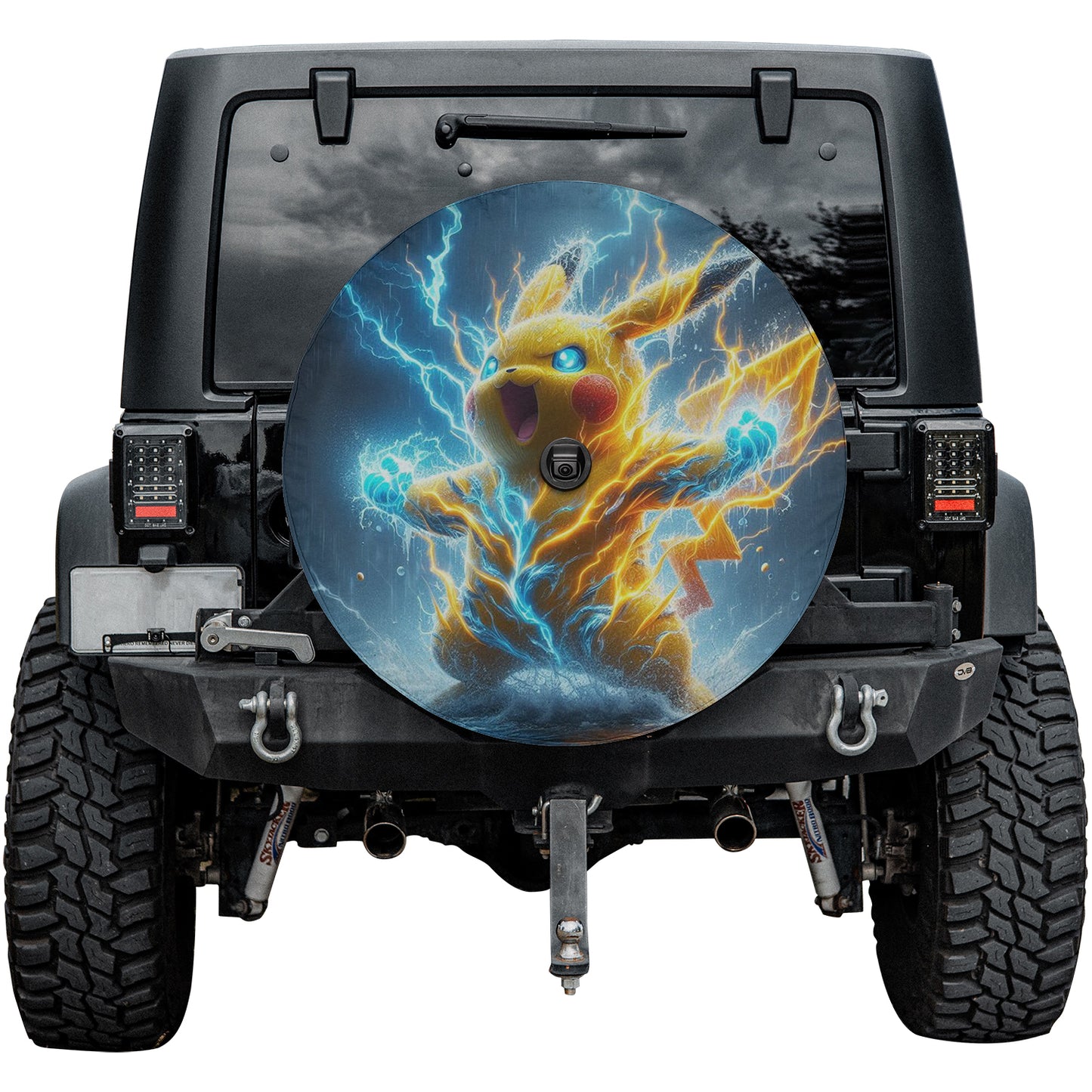 Pokemon Pikachu Anime Spare Tire Cover – Premium Waterproof UV Resistant Protector