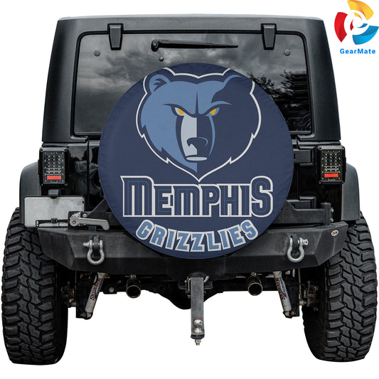 Memphis Grizzlies Spare Tire Cover – Premium Waterproof UV-Resistant Protector