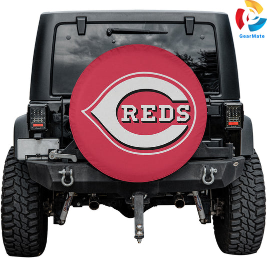 Cincinnati Reds MLB Spare Tire Cover – Premium Waterproof UV-Resistant Protector