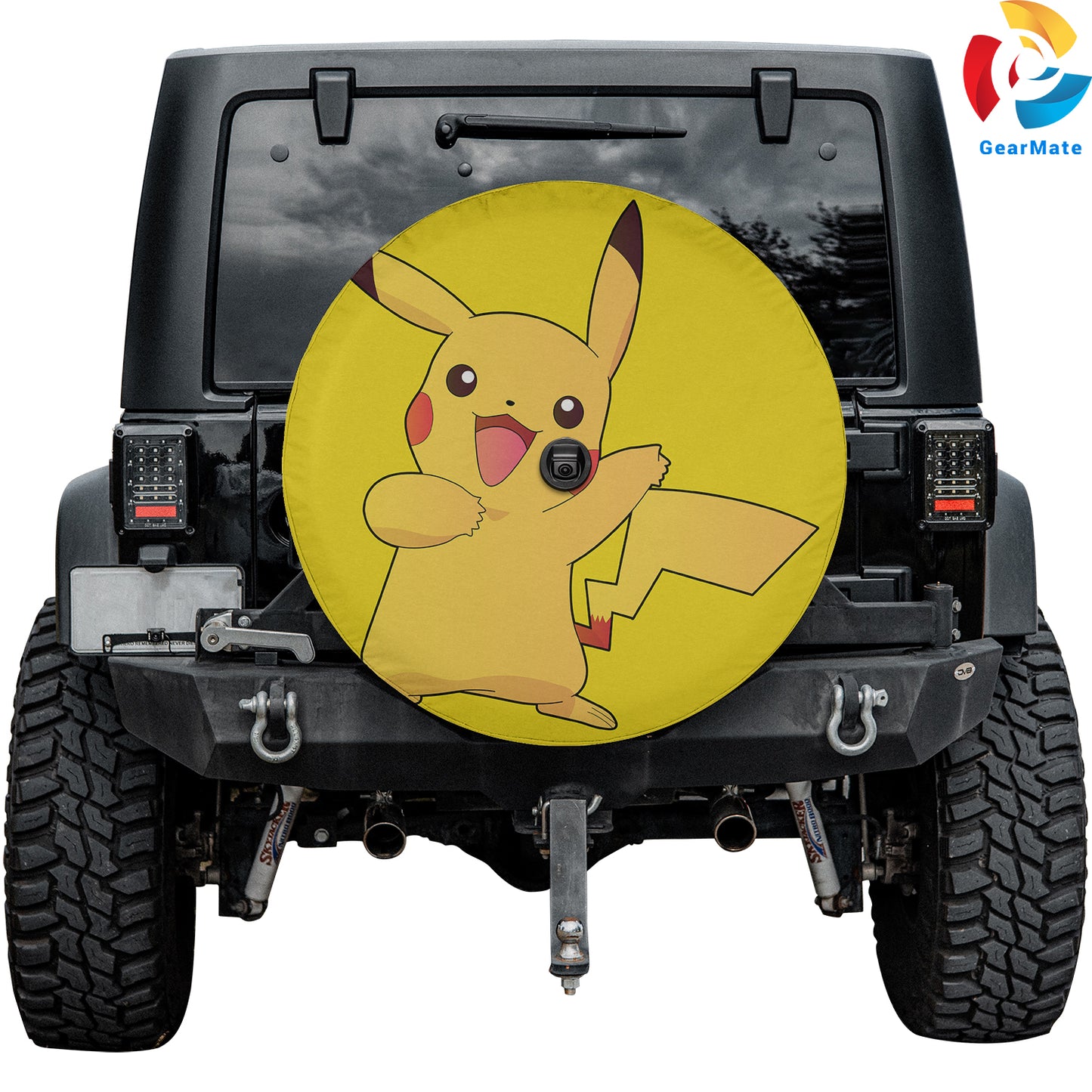 Pokemon Pikachu Anime Spare Tire Cover – Premium Waterproof UV Resistant Protector