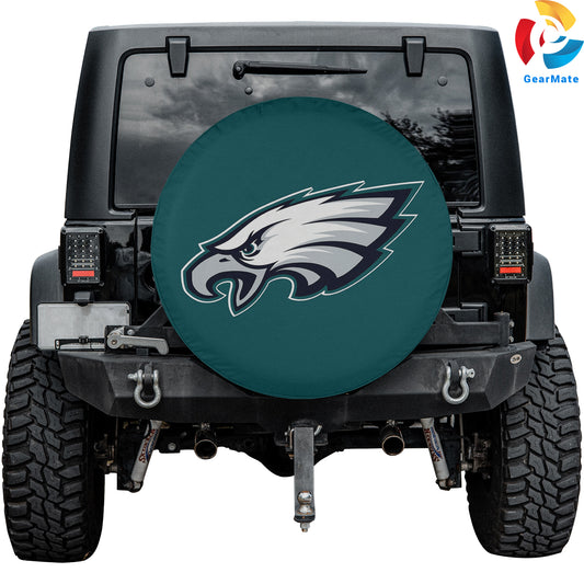 Philadelphia Eagles NFL Spare Tire Cover – Premium Waterproof UV-Resistant Protector