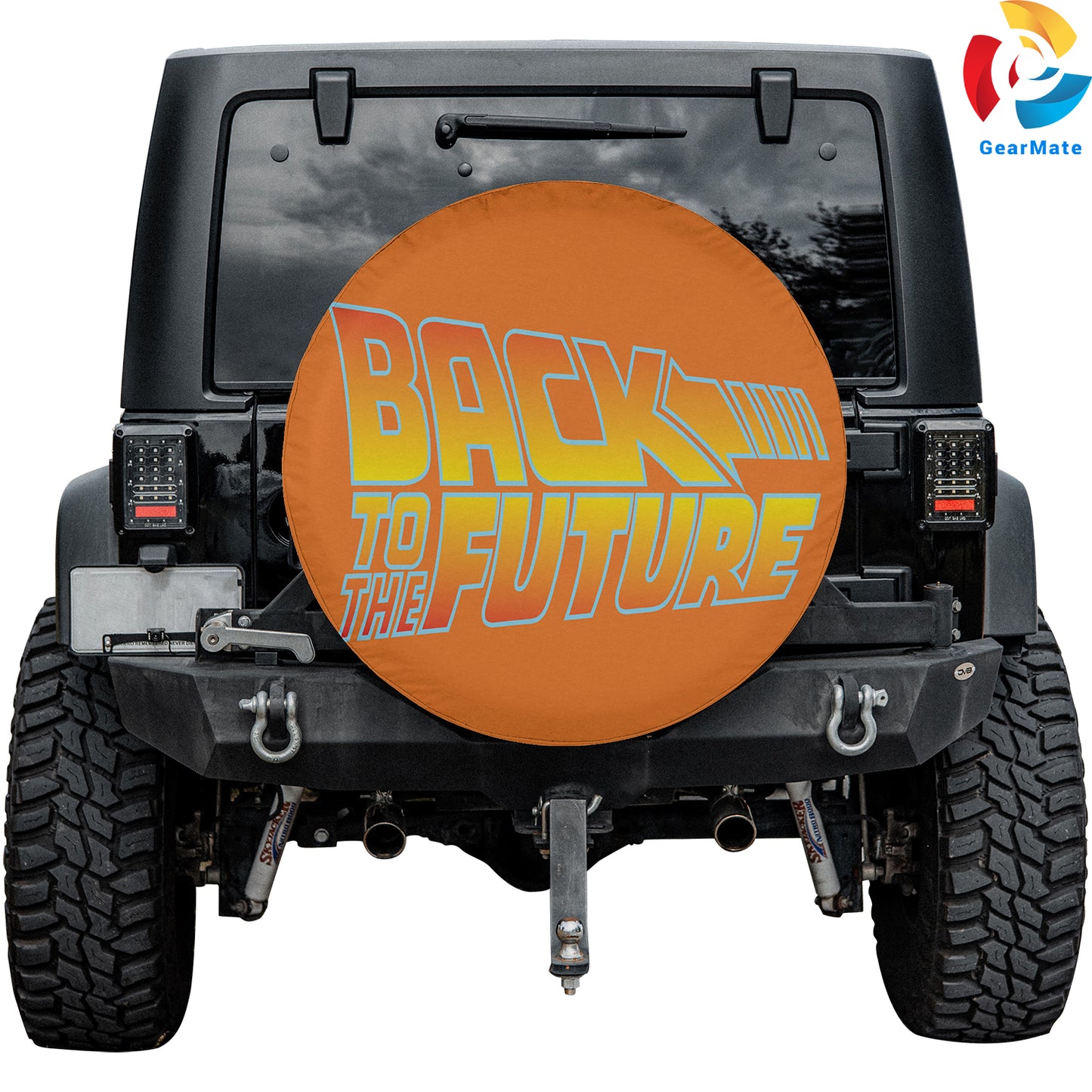 Back To The Future Spare Tire Cover – Premium Waterproof UV Resistant Protector