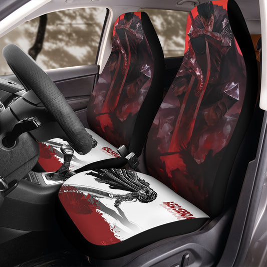 Berserk Swordman Car Seat Covers – High Quality Graphic and Polar Fleece Protector Set