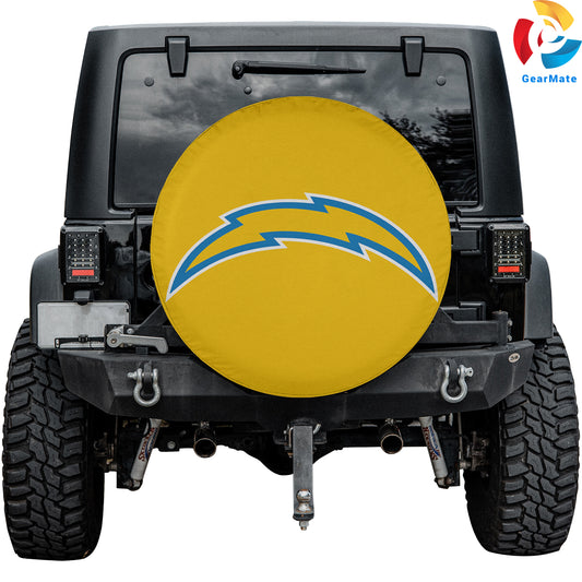 Los Angeles Chargers NFL Fan Gear Spare Tire Cover – Premium Waterproof UV-Resistant Protector