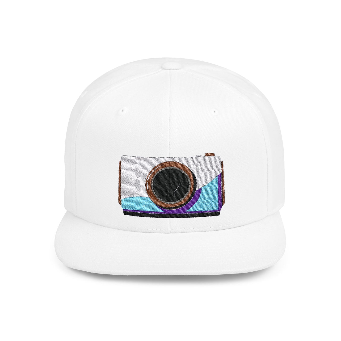 Digital Camera Flat Bill Snapback – Lightweight, Custom Fit, Premium Quality