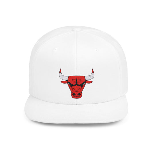 Chicago Bulls Flat Bill Snapback – Lightweight, Custom Fit, Premium Quality