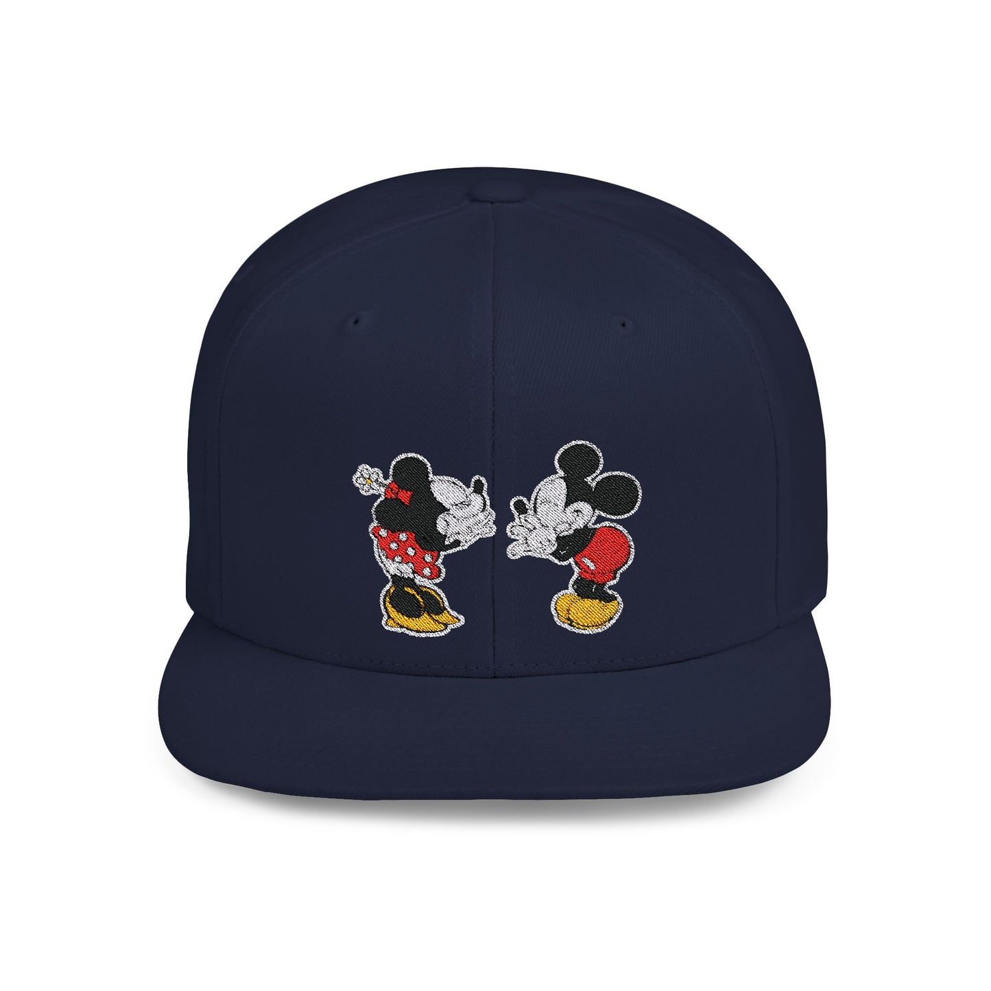 Classic Minnie Mouse Mickey Mouse Flat Bill Snapback – Lightweight, Custom Fit, Premium Quality