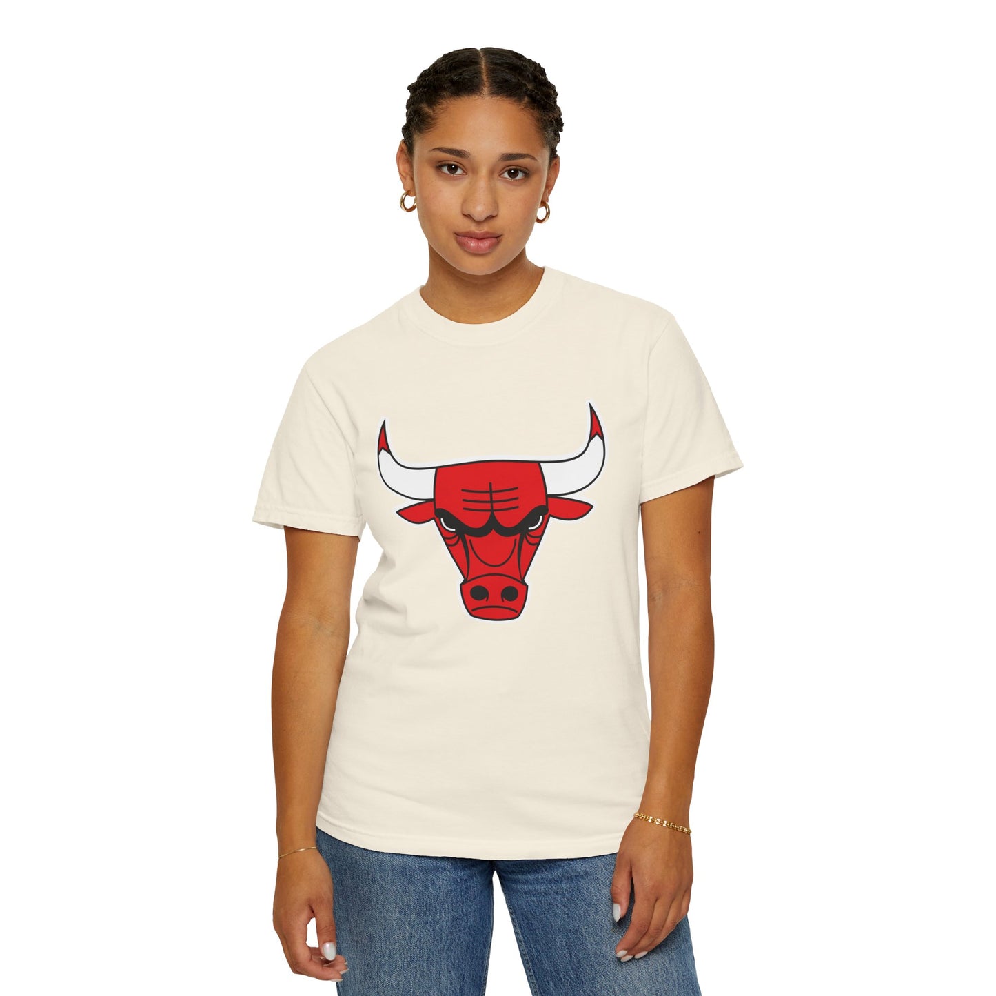 Chicago Bulls Built Different Garment-Dyed T-Shirt – Premium Cotton Tee for Customization