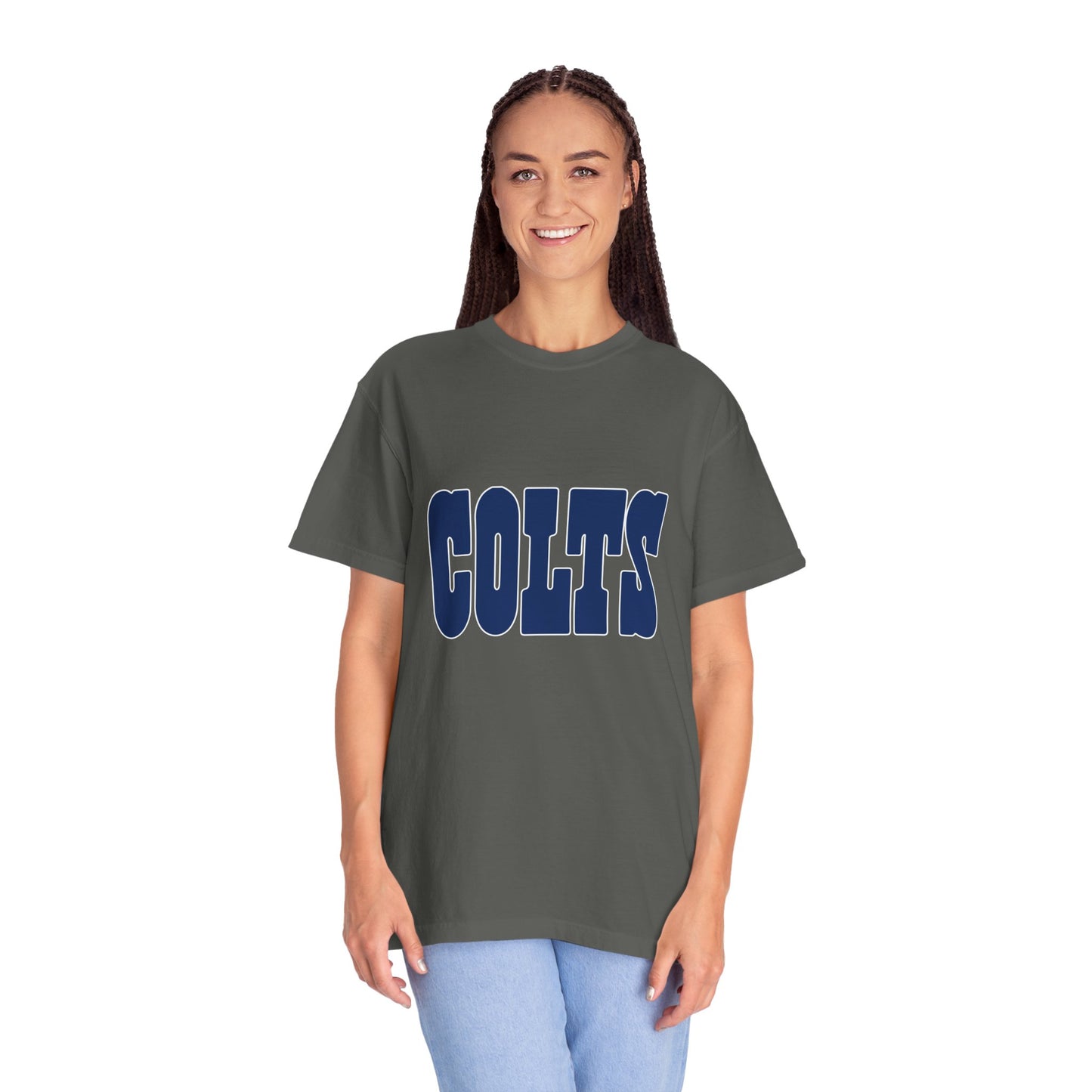 Indianapolis Colts Apparel Garment-Dyed T-Shirt – Premium Cotton Tee for Customization