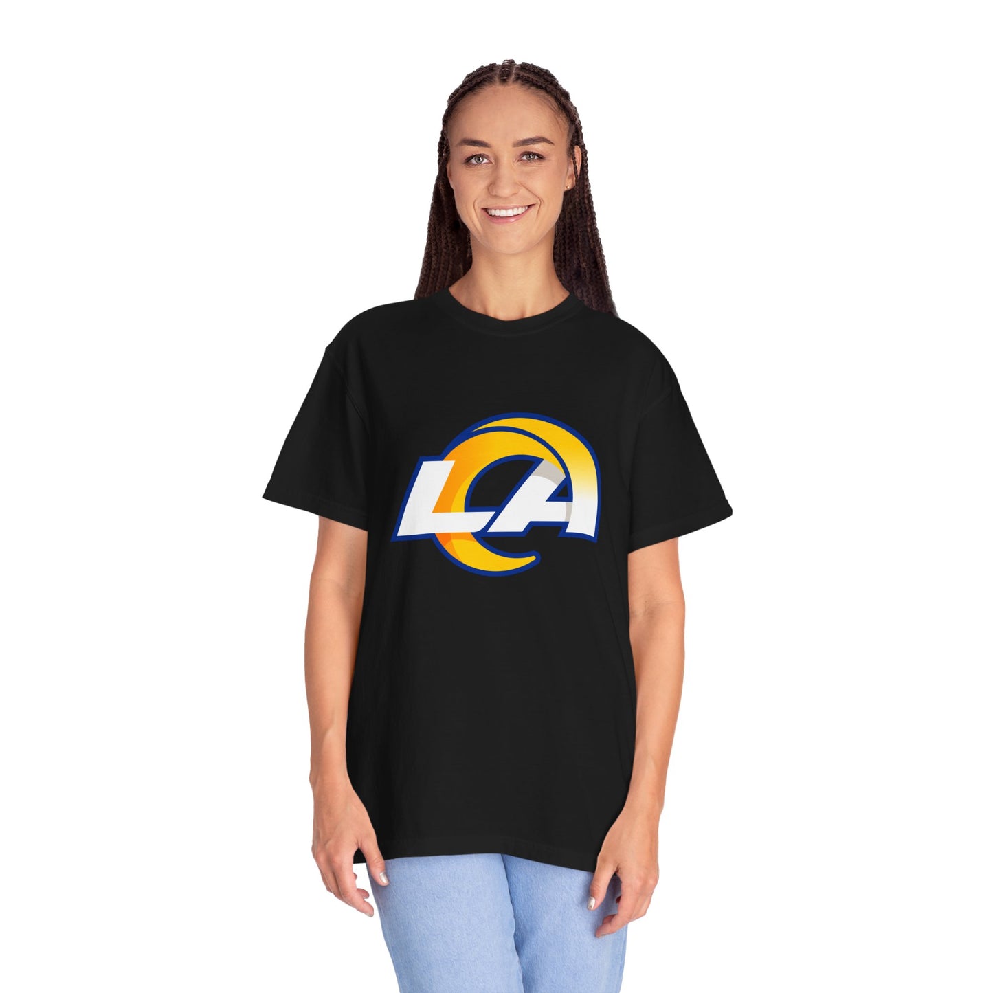 Los Angeles Rams Merchandise Garment-Dyed T-Shirt – Premium Cotton Tee for Customization