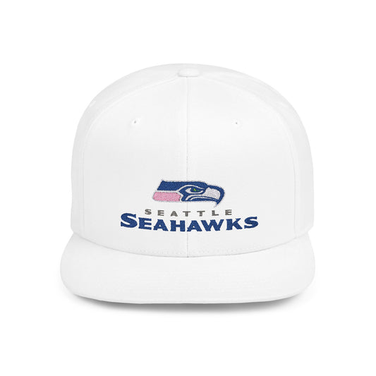 Seattle Seahawks Go Hawks Flat Bill Snapback – Lightweight, Custom Fit, Premium Quality