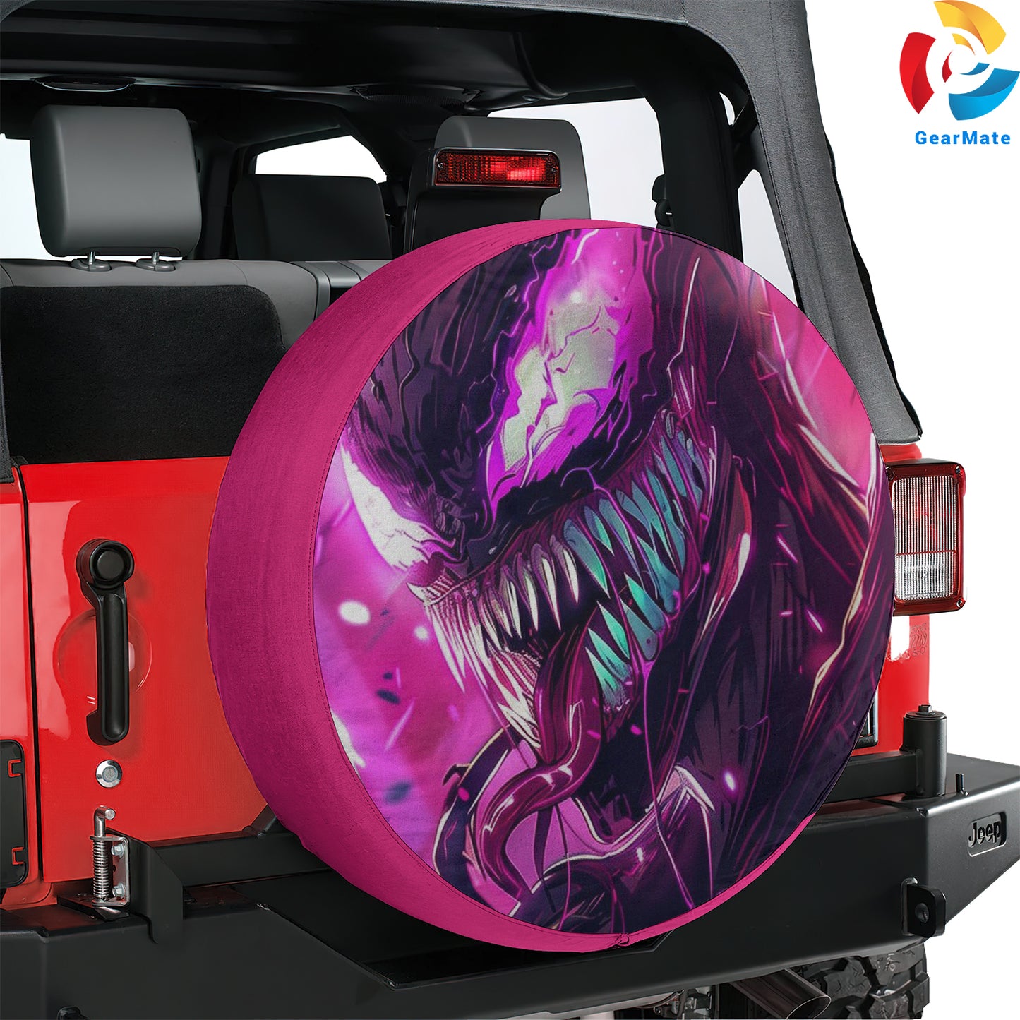 Venom Pink Spare Tire Cover – Premium Waterproof UV Resistant Protector