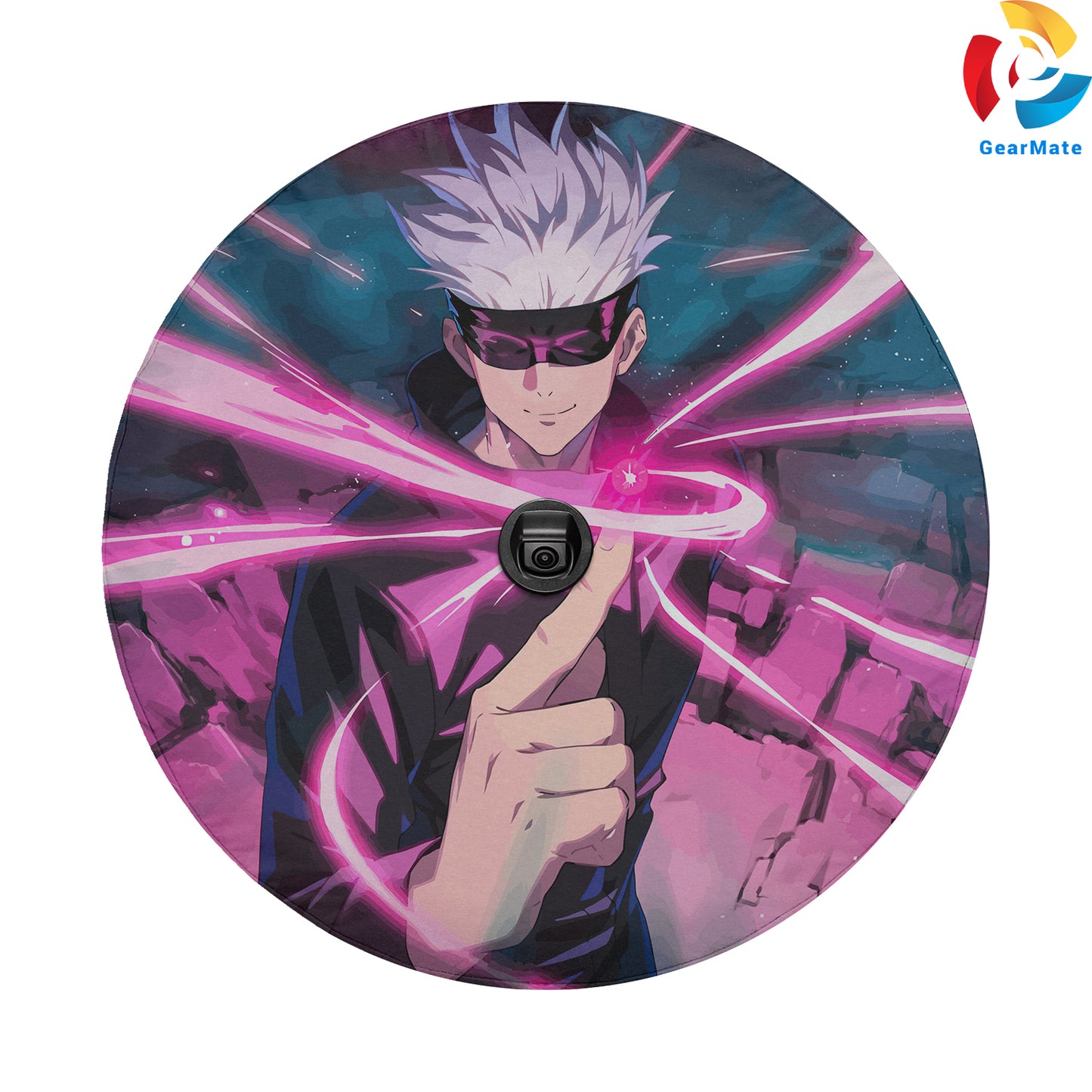 Satoru Gojo Jujutsu Anime Spare Tire Cover – Premium Waterproof UV Resistant Protector