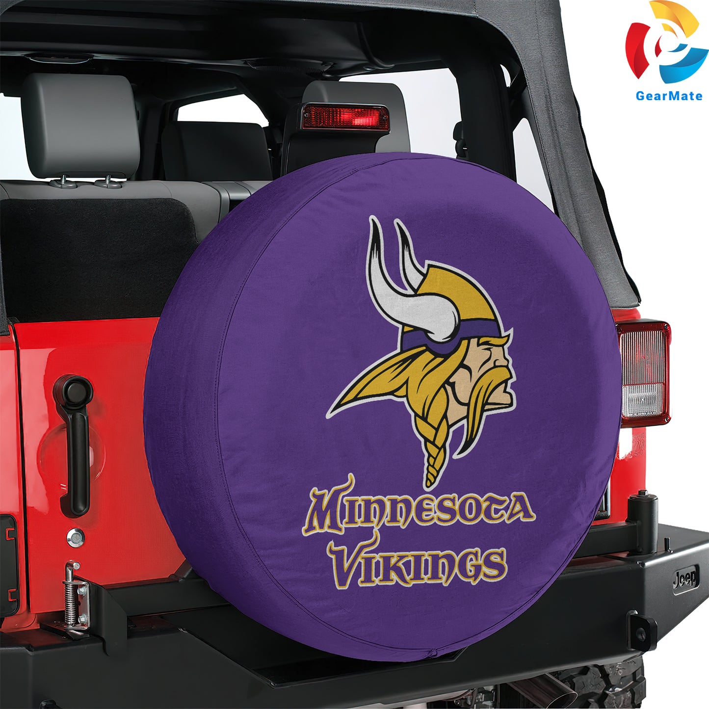 Minnesota Vikings NFL Spare Tire Cover – Premium Waterproof UV-Resistant Protector