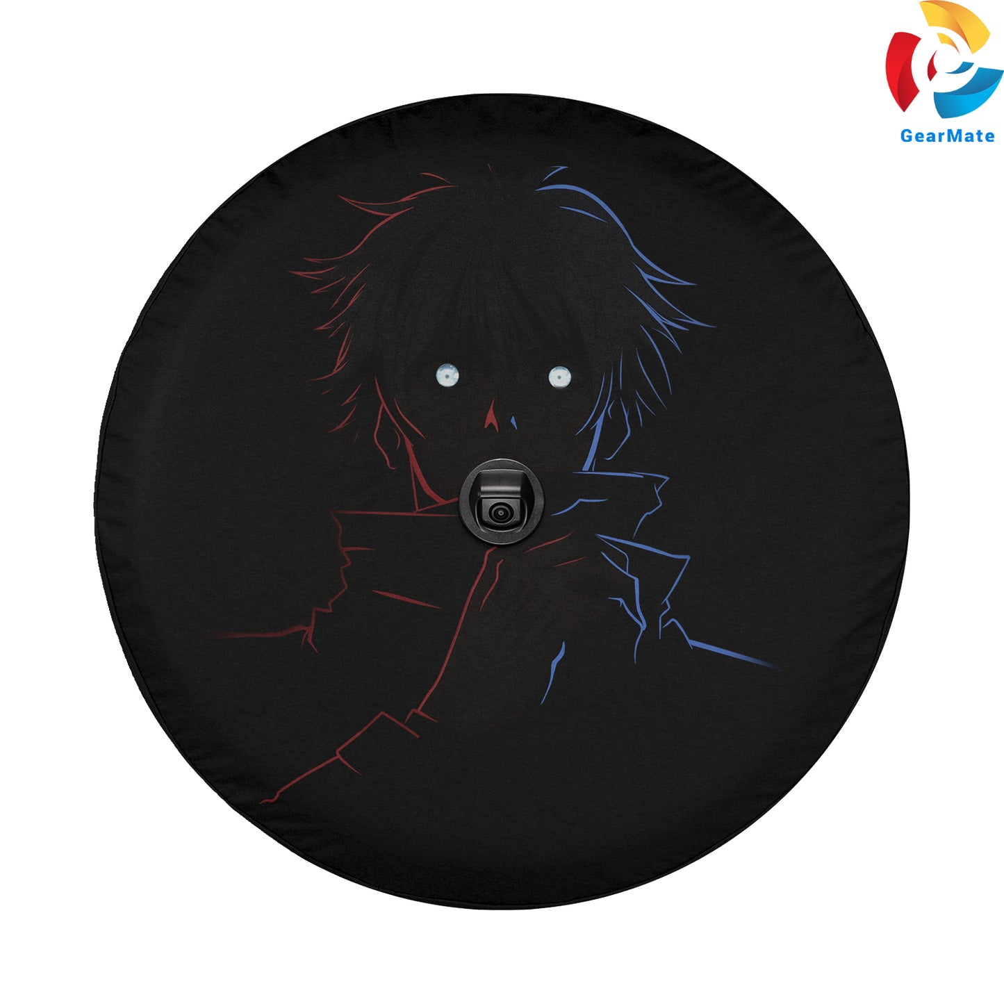 Satoru Gojo Jujutsu Anime Spare Tire Cover – Premium Waterproof UV Resistant Protector