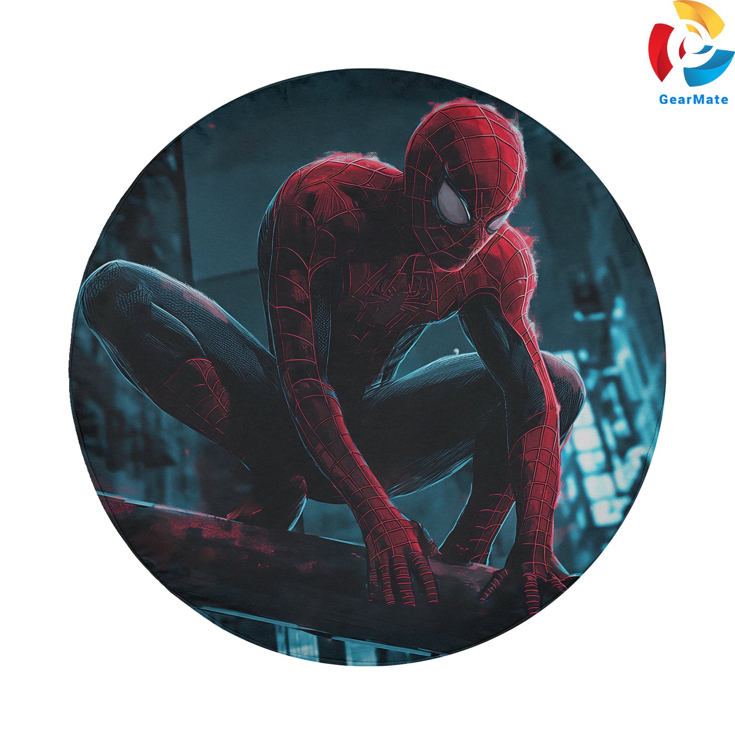Spiderman Marvel Cyberpunk Sci-Fi Spare Tire Cover – Premium Waterproof UV Resistant Protector