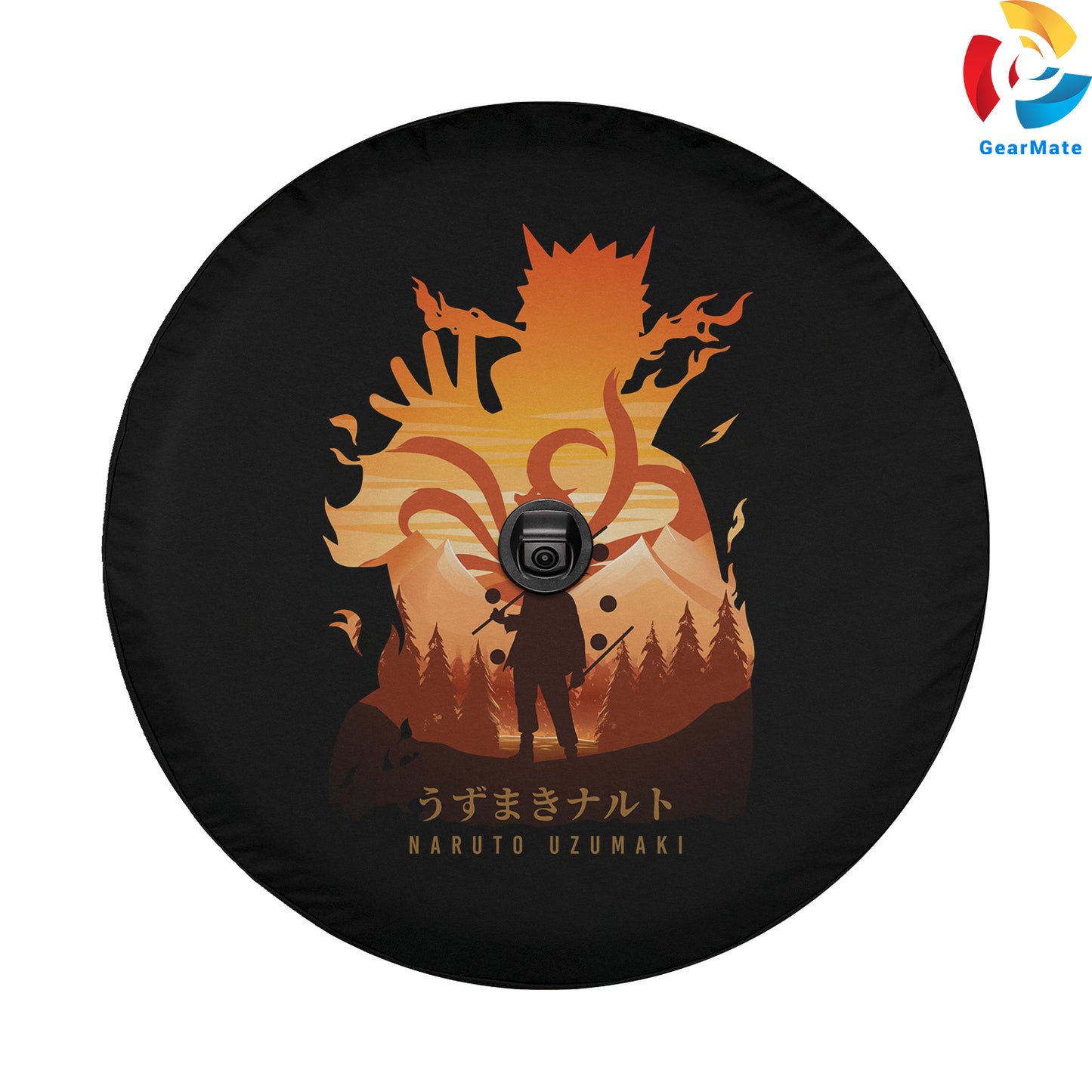 Naruto Uzumaki Anime Spare Tire Cover – Premium Waterproof UV Resistant Protector