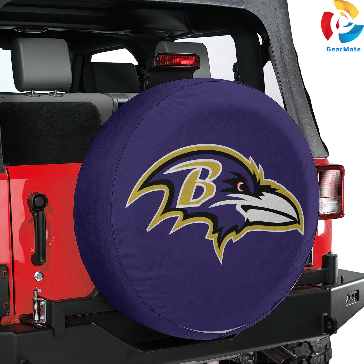 Baltimore Ravens Fan Gifts Spare Tire Cover – Premium Waterproof UV-Resistant Protector