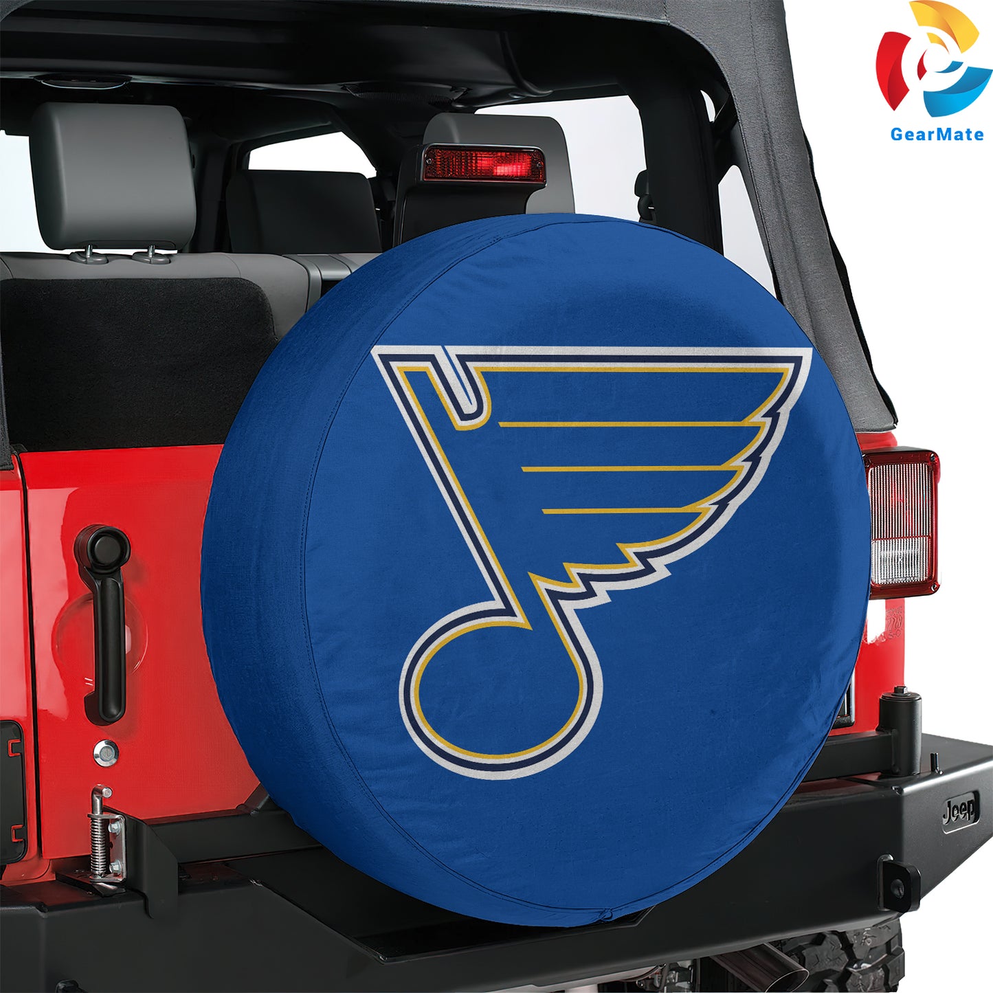 St. Louis Blues NHL Hockey Season Spare Tire Cover – Premium Waterproof UV-Resistant Protector