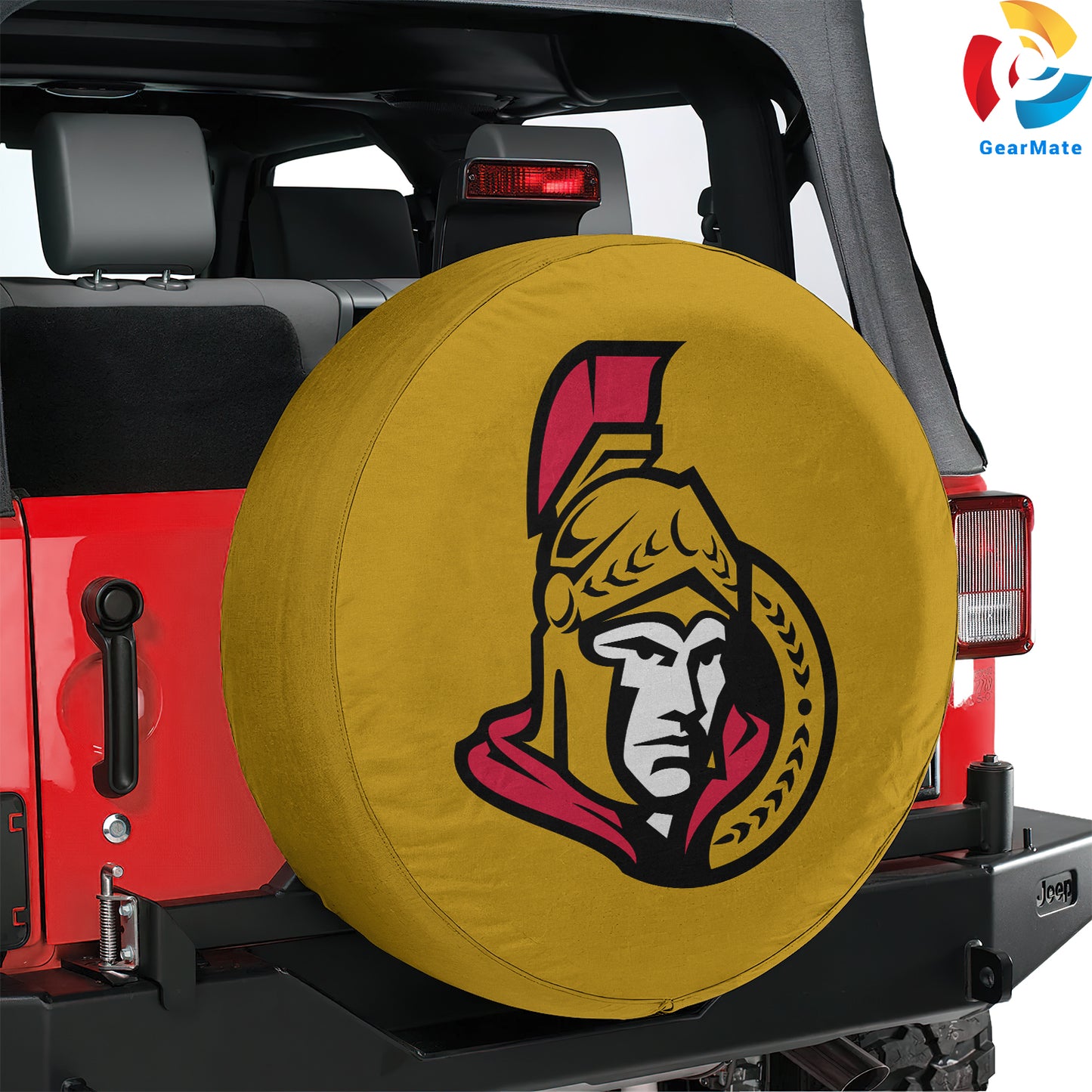 Ottawa Senators Hookey Season Spare Tire Cover – Premium Waterproof UV-Resistant Protector