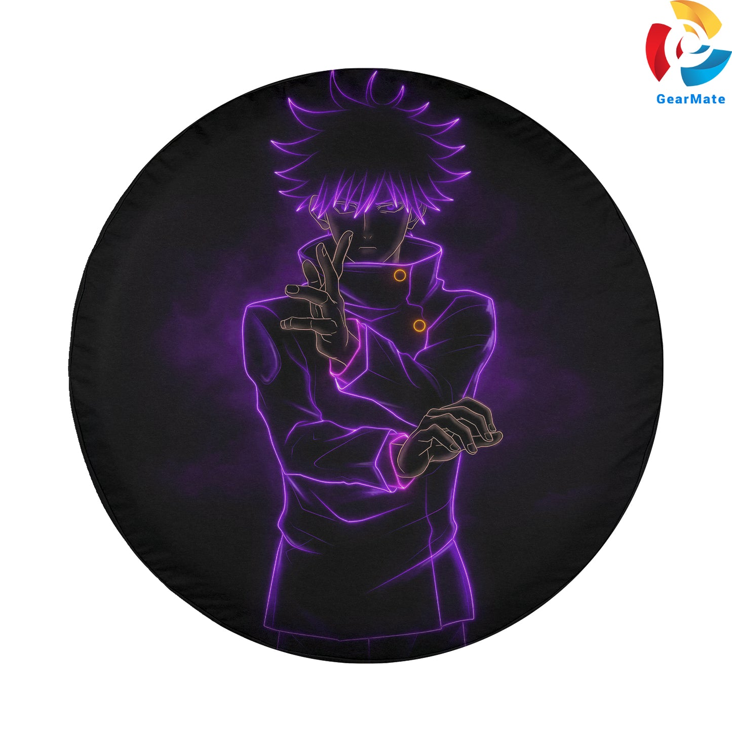 Jujutsu Kaisen Spare Tire Cover – Premium Waterproof UV Resistant Protector